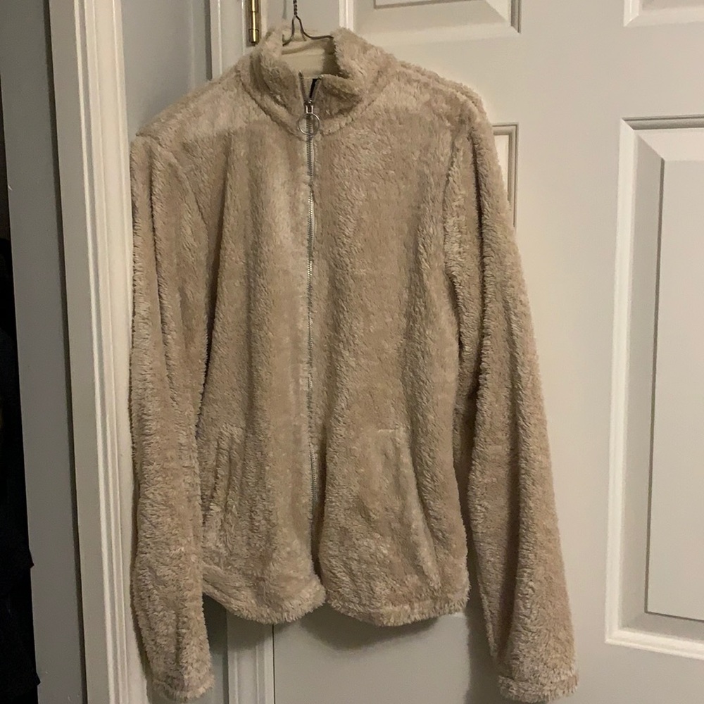 Beige Furry Coat